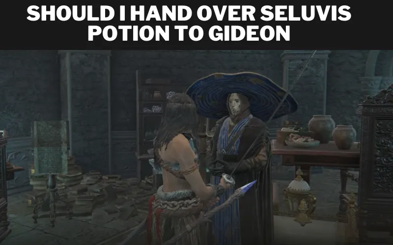 Should I Hand Over Seluvis Potion To Gideon